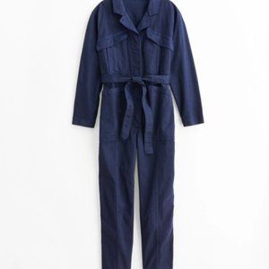 NWT ALEX MILL Expedition Jumpsuit in Washed Twill